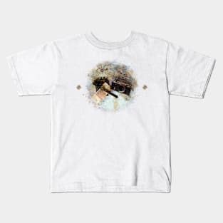 Seek, explore, discover Kids T-Shirt